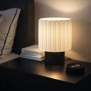Modern Bedside Lamp / Table Lamp / Textured Lamp